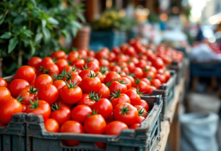 Immagine di piatti con pomodori siciliani a Berlino