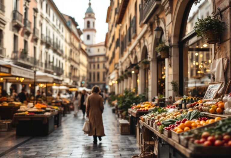 Immagine che rappresenta il turismo dello shopping in Italia