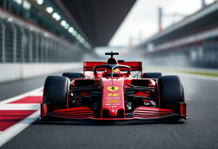 Hamilton e Leclerc in pista con la Ferrari 2023