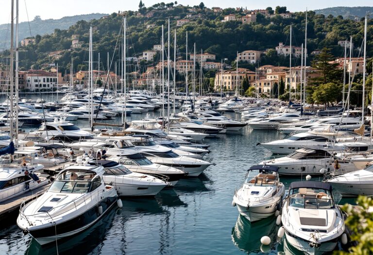 Immagine della Tuscany Yachting Week 2025 con yacht e mare