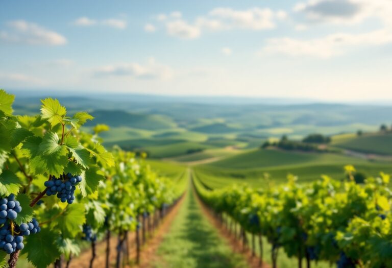 Vigneti umbri che rappresentano tradizione e innovazione